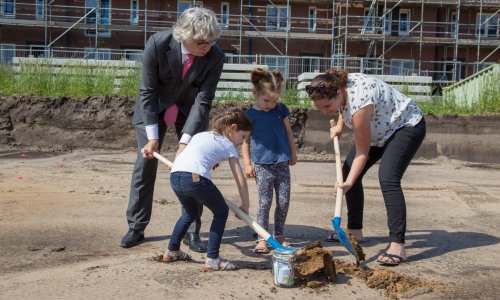 Start bouw en hoogste punt